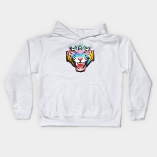 Rainbow Tiger Kids Hoodie